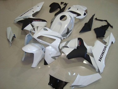 2005-2006 Perl Weiß Matt Schwarz Honda CBR600RR Motorrad Verkleidung