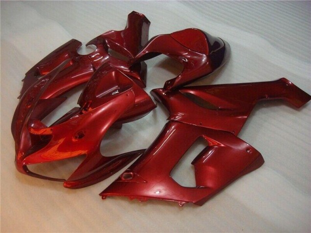 2005-2006 Rot Kawasaki ZX6R Motorrad Verkleidung 2005-2006 Rot Kawasaki ZX6R Motorrad Verkleidung