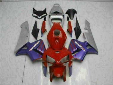 2005-2006 Rot Lila Honda CBR600RR Motorrad Verkleidung