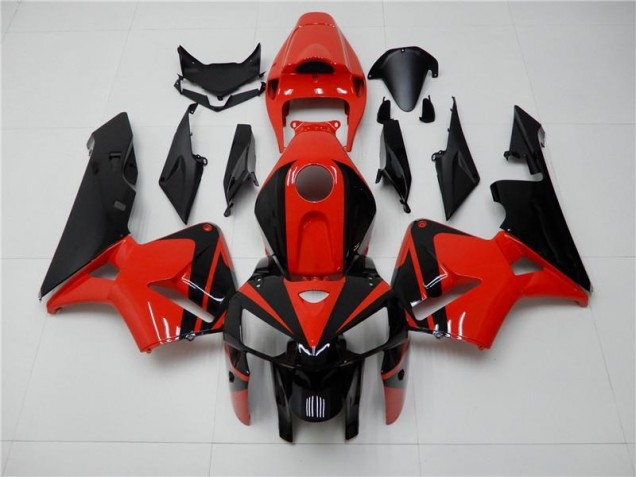 2005-2006 Rot Schwarz Honda CBR600RR Motorrad Verkleidung & Plastik 2005-2006 Rot Schwarz Honda CBR600RR Motorrad Verkleidung & Plastik