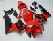 2005-2006 Rot Schwarz Honda CBR600RR Motorrad Vollverkleidung 2005-2006 Rot Schwarz Honda CBR600RR Motorrad Vollverkleidung