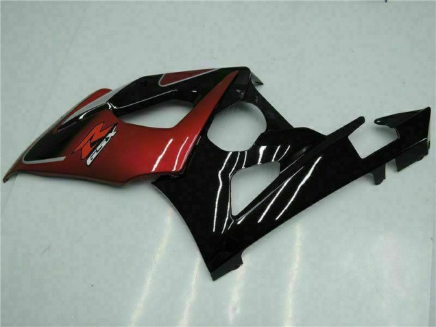 2005-2006 Rot Schwarz Suzuki GSXR 1000 Motorrad Verkleidungen 2005-2006 Rot Schwarz Suzuki GSXR 1000 Motorrad Verkleidungen