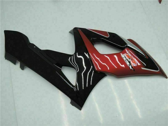 2005-2006 Rot Schwarz Suzuki GSXR 1000 Motorrad Verkleidungen 2005-2006 Rot Schwarz Suzuki GSXR 1000 Motorrad Verkleidungen