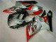 2005-2006 Rot Weiß Suzuki GSXR 1000 Motorrad Vollverkleidung 2005-2006 Rot Weiß Suzuki GSXR 1000 Motorrad Vollverkleidung