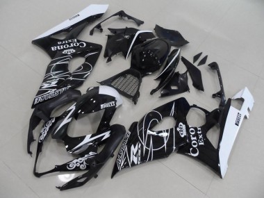 2005-2006 Schwarz Corona Suzuki GSXR 1000 Motorrad Verkleidung