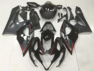 2005-2006 Schwarz Grau Suzuki GSXR 1000 Motorrad Verkleidung