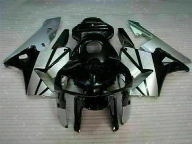 2005-2006 Schwarz Honda CBR600RR Motorradverkleidung Plastik Kits