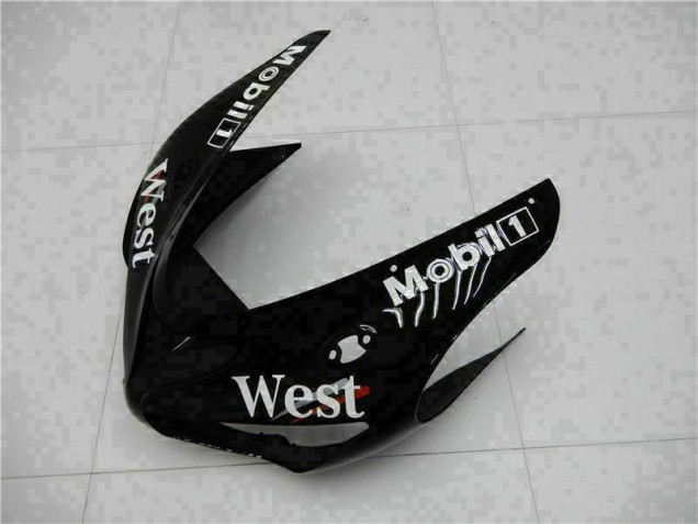 2005-2006 Schwarz Kawasaki ZX6R Motorrad Verkleidung Komplett Sets 2005-2006 Schwarz Kawasaki ZX6R Motorrad Verkleidung Komplett Sets