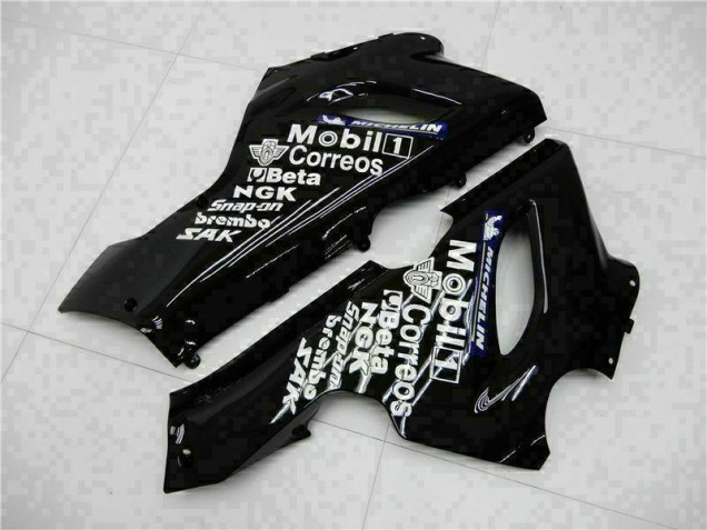 2005-2006 Schwarz Kawasaki ZX6R Motorrad Verkleidung Komplett Sets 2005-2006 Schwarz Kawasaki ZX6R Motorrad Verkleidung Komplett Sets