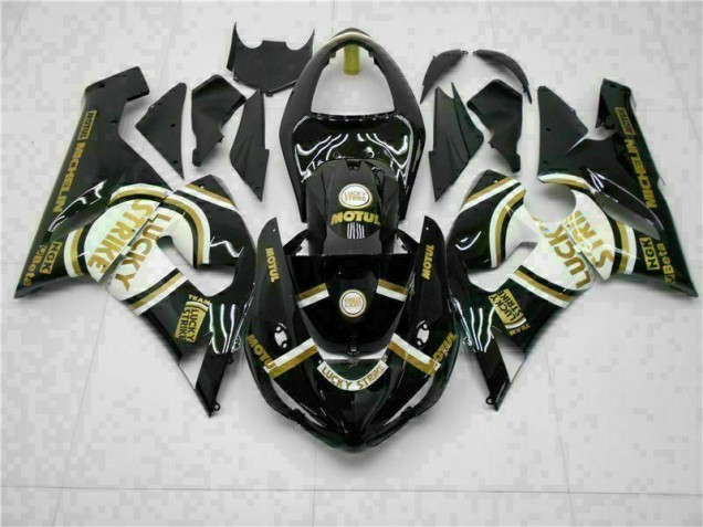 2005-2006 Schwarz Kawasaki ZX6R Motorrad Verkleidung & Plastik 2005-2006 Schwarz Kawasaki ZX6R Motorrad Verkleidung & Plastik