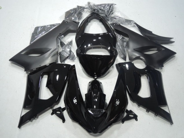 2005-2006 Schwarz Kawasaki ZX6R Motorrad Verkleidungen