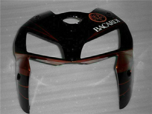 2005-2006 Schwarz Orange BACARDI Honda CBR600RR Motorrad Verkleidung 2005-2006 Schwarz Orange BACARDI Honda CBR600RR Motorrad Verkleidung