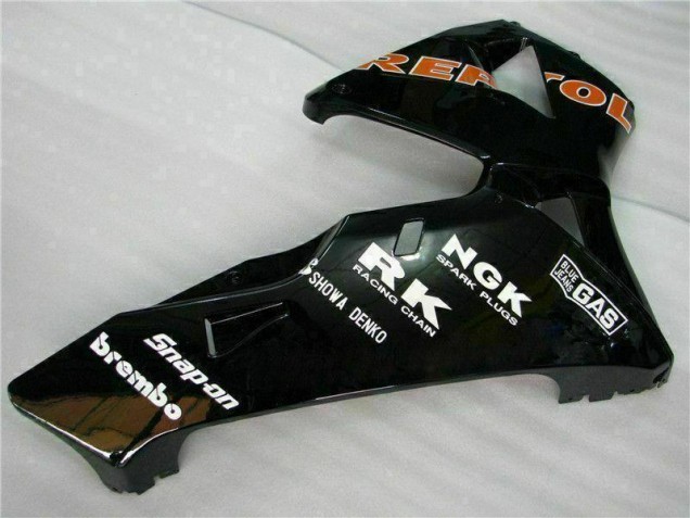 2005-2006 Schwarz Repsol Honda CBR600RR Motorrad Verkleidung 2005-2006 Schwarz Repsol Honda CBR600RR Motorrad Verkleidung
