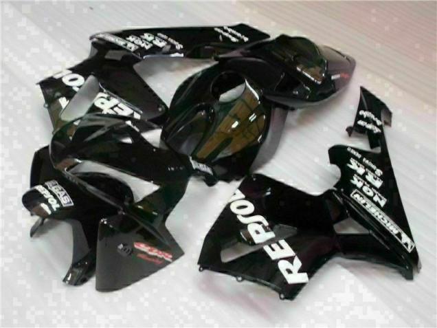 2005-2006 Schwarz Repsol Honda CBR600RR Motorrad Verkleidungen 2005-2006 Schwarz Repsol Honda CBR600RR Motorrad Verkleidungen