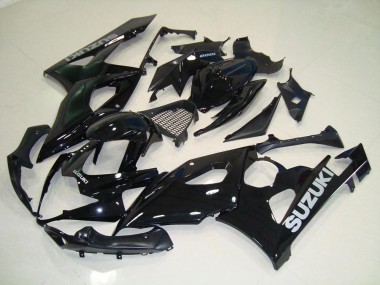 2005-2006 Schwarz Silber Aufkleber Suzuki GSXR 1000 Motorrad Verkleidung