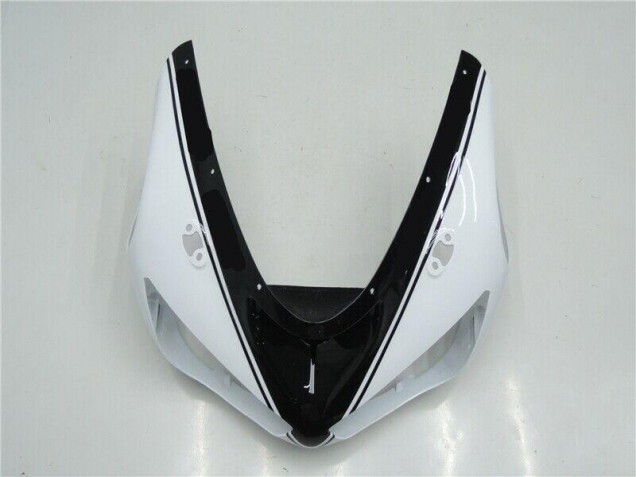 2005-2006 Schwarz Weiß Kawasaki ZX6R Motorrad Verkleidung 2005-2006 Schwarz Weiß Kawasaki ZX6R Motorrad Verkleidung