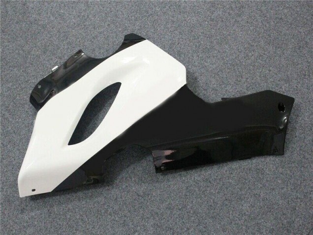 2005-2006 Schwarz Weiß Kawasaki ZX6R Motorrad Verkleidungen