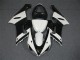 2005-2006 Schwarz Weiß Kawasaki ZX6R Motorrad Verkleidungen