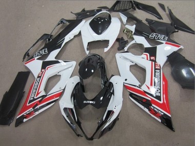 2005-2006 Schwarz Weiß Rot Suzuki GSXR 1000 Motorrad Verkleidung