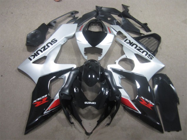 2005-2006 Schwarz Weiß Suzuki GSXR 1000 Motorrad Verkleidung 2005-2006 Schwarz Weiß Suzuki GSXR 1000 Motorrad Verkleidung