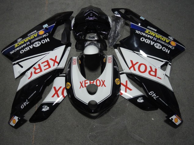 2005-2006 Schwarzweiß Xerox Ducati 749 Motorrad Verkleidung 2005-2006 Schwarzweiß Xerox Ducati 749 Motorrad Verkleidung