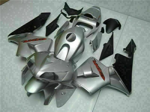 2005-2006 Silber Honda CBR600RR Motorrad Verkleidungen 2005-2006 Silber Honda CBR600RR Motorrad Verkleidungen