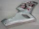 2005-2006 Silber Rot Flammen Kawasaki ZX6R Motorrad Verkleidung