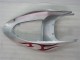 2005-2006 Silber Rot Flammen Kawasaki ZX6R Motorrad Verkleidung