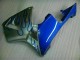 2005-2006 Weiß Blau Flamme Honda CBR600RR Motorrad Verkleidung 2005-2006 Weiß Blau Flamme Honda CBR600RR Motorrad Verkleidung