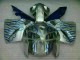 2005-2006 Weiß Blau Flamme Honda CBR600RR Motorrad Verkleidung 2005-2006 Weiß Blau Flamme Honda CBR600RR Motorrad Verkleidung