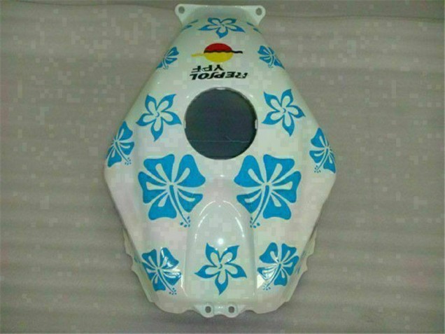 2005-2006 Weiß Blau Nastro Azzurro 46 Honda CBR600RR Motorrad Verkleidungen 2005-2006 Weiß Blau Nastro Azzurro 46 Honda CBR600RR Motorrad Verkleidungen