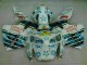 2005-2006 Weiß Blau Nastro Azzurro 46 Honda CBR600RR Motorrad Verkleidungen 2005-2006 Weiß Blau Nastro Azzurro 46 Honda CBR600RR Motorrad Verkleidungen