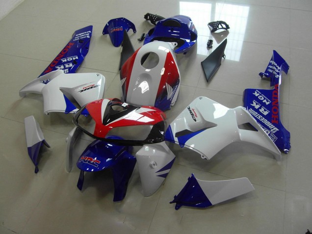 2005-2006 Weiß Blau Rot HRC Honda CBR600RR Motorrad Verkleidung 2005-2006 Weiß Blau Rot HRC Honda CBR600RR Motorrad Verkleidung