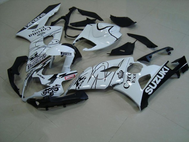2005-2006 Weiß Corona Suzuki GSXR 1000 Motorrad Verkleidung 2005-2006 Weiß Corona Suzuki GSXR 1000 Motorrad Verkleidung