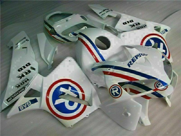 2005-2006 Weiß Honda CBR600RR Motorrad Verkleidungen & Plastik 2005-2006 Weiß Honda CBR600RR Motorrad Verkleidungen & Plastik