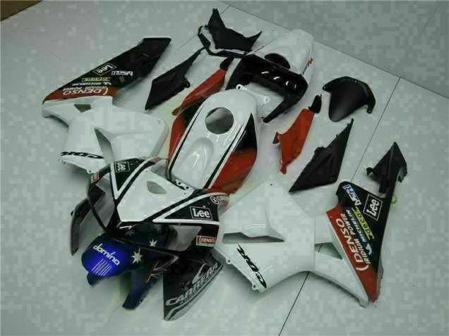 2005-2006 Weiß Rot Schwarz Lee Honda CBR600RR Motorrad Verkleidung 2005-2006 Weiß Rot Schwarz Lee Honda CBR600RR Motorrad Verkleidung