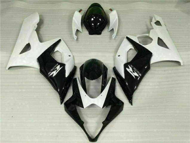 2005-2006 Weiß Schwarz Suzuki GSXR 1000 Motorrad Verkleidung 2005-2006 Weiß Schwarz Suzuki GSXR 1000 Motorrad Verkleidung
