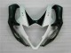 2005-2006 Weiß Schwarz Suzuki GSXR 1000 Motorrad Vollverkleidung 2005-2006 Weiß Schwarz Suzuki GSXR 1000 Motorrad Vollverkleidung