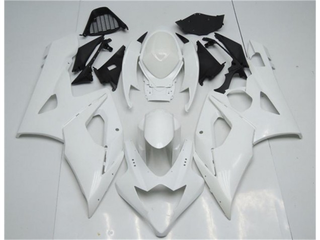 2005-2006 Weiß Suzuki GSXR 1000 Motorrad Verkleidung & Plastik 2005-2006 Weiß Suzuki GSXR 1000 Motorrad Verkleidung & Plastik