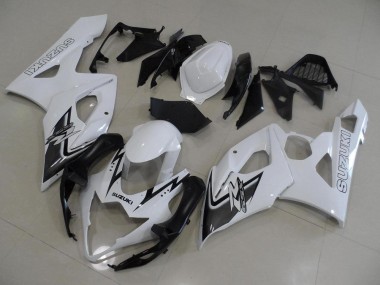 2005-2006 Weiß Und Schwarz Suzuki GSXR 1000 Motorrad Verkleidung