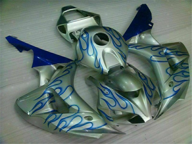 2006-2007 Blau Flamme Silber Honda CBR1000RR Motorrad Verkleidung 2006-2007 Blau Flamme Silber Honda CBR1000RR Motorrad Verkleidung