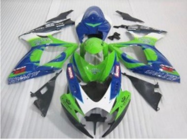 2006-2007 Blau Grün Suzuki GSXR 600/750 Motorrad Verkleidung
