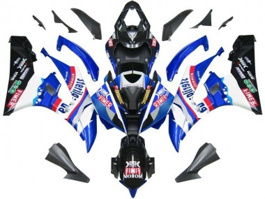 2006-2007 Blau Schwarz Sterilgarda Yamaha YZF R6 Motorrad Verkleidung
