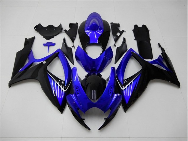 2006-2007 Blau Schwarz Suzuki GSXR 600/750 Motorrad Verkleidung & Plastik 2006-2007 Blau Schwarz Suzuki GSXR 600/750 Motorrad Verkleidung & Plastik