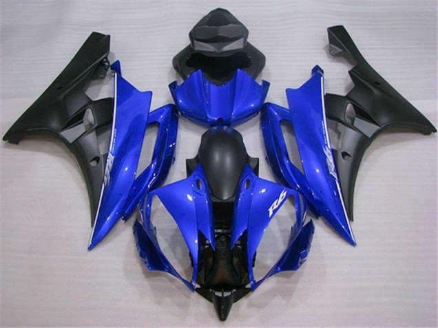 2006-2007 Blau Schwarz Yamaha YZF R6 Motor Verkleidung 2006-2007 Blau Schwarz Yamaha YZF R6 Motor Verkleidung