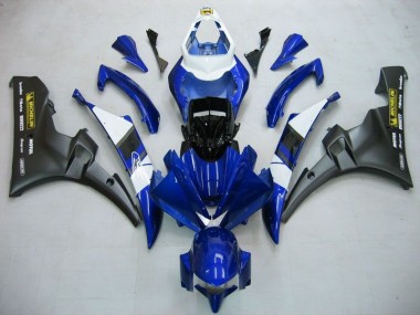 2006-2007 Blau Schwarz Yamaha YZF R6 Motorrad Vollverkleidung