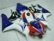 2006-2007 Blau Weiß Honda CBR1000RR Motorrad Verkleidung 2006-2007 Blau Weiß Honda CBR1000RR Motorrad Verkleidung