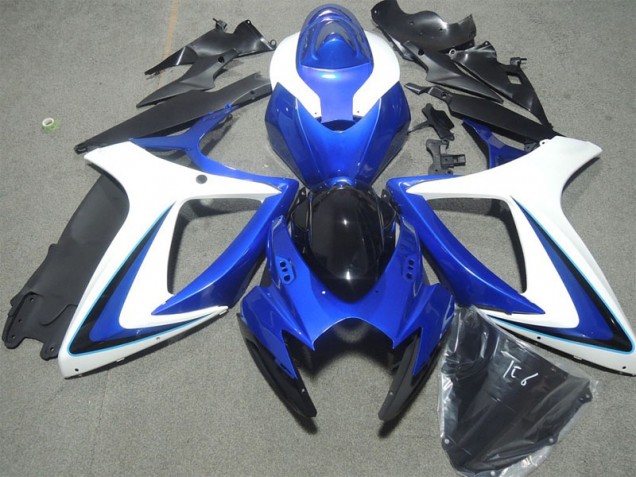 2006-2007 Blau Weiß Kawasaki ZX10R Motorrad Verkleidung 2006-2007 Blau Weiß Kawasaki ZX10R Motorrad Verkleidung