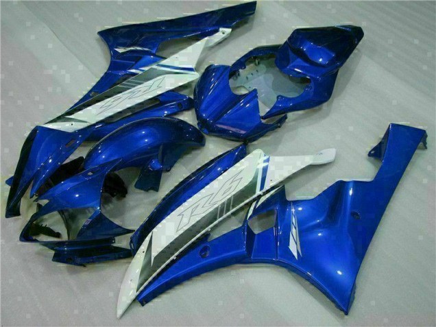 2006-2007 Blau Weiß Yamaha YZF R6 Motorrad Verkleidung 2006-2007 Blau Weiß Yamaha YZF R6 Motorrad Verkleidung