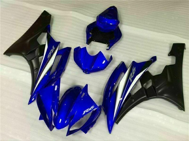 2006-2007 Blau Yamaha YZF R6 Motorrad Verkleidungen 2006-2007 Blau Yamaha YZF R6 Motorrad Verkleidungen